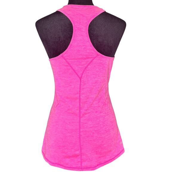 CHAMPION Performance Neon Pink Marl Racerback Tank Workout Top Medium - Picture 2 of 7